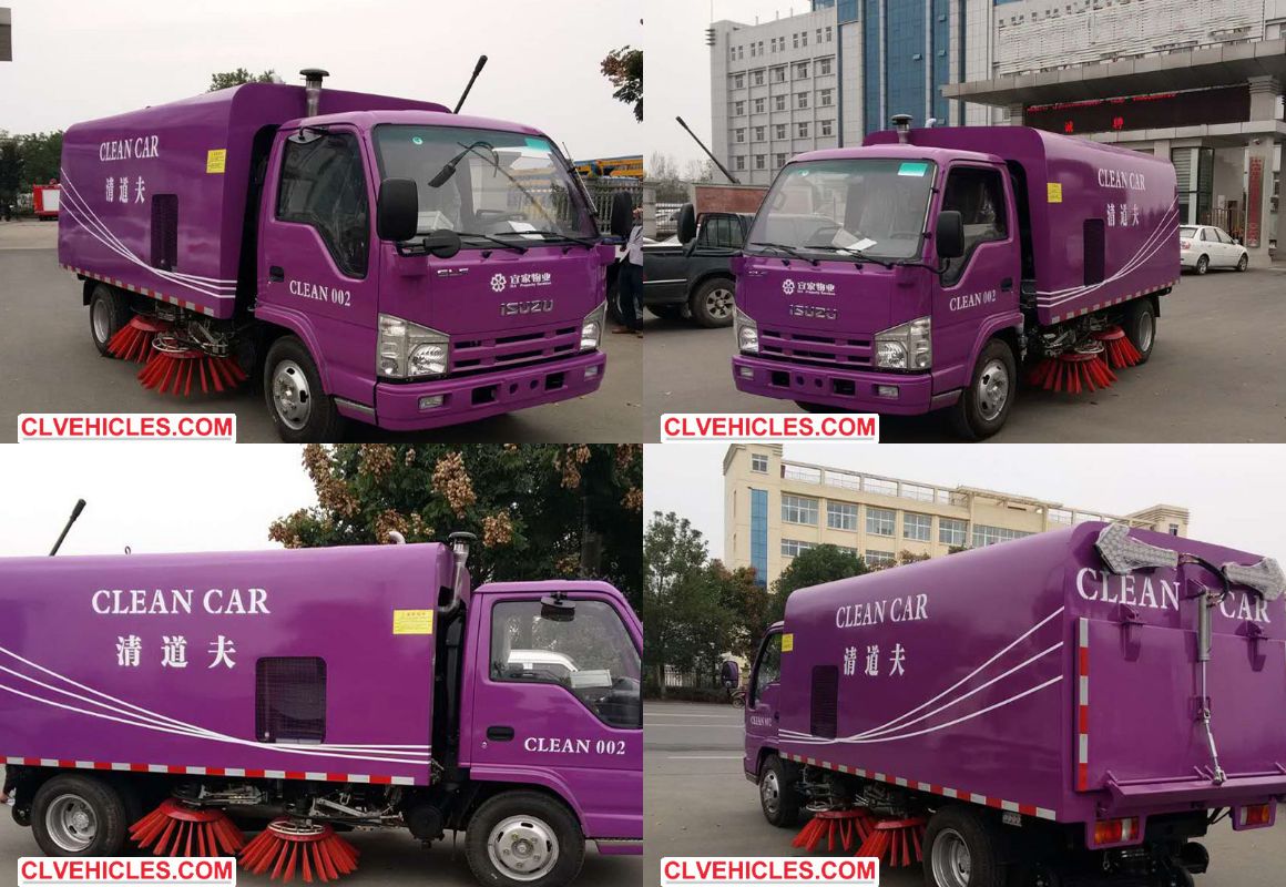 ISUZU Dust Hopper Street Sweeper Truck