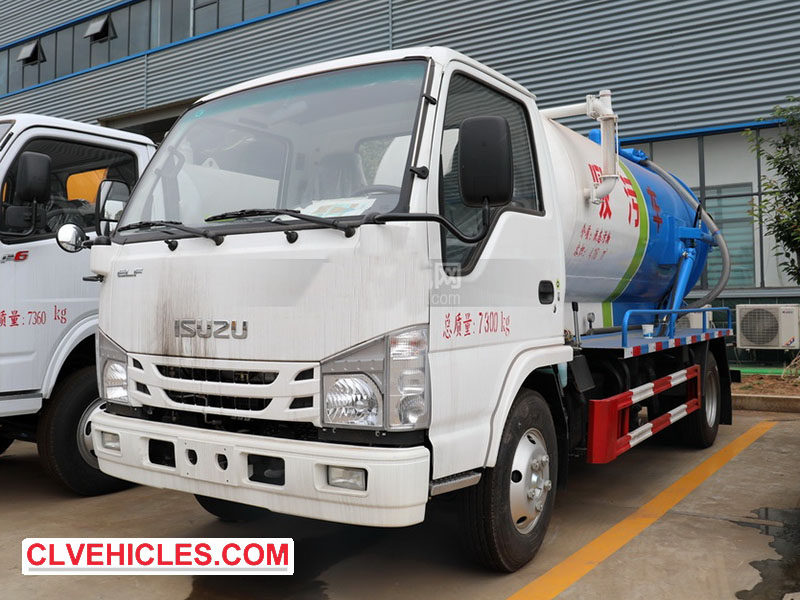 ISUZU 4CBM vacuum truck