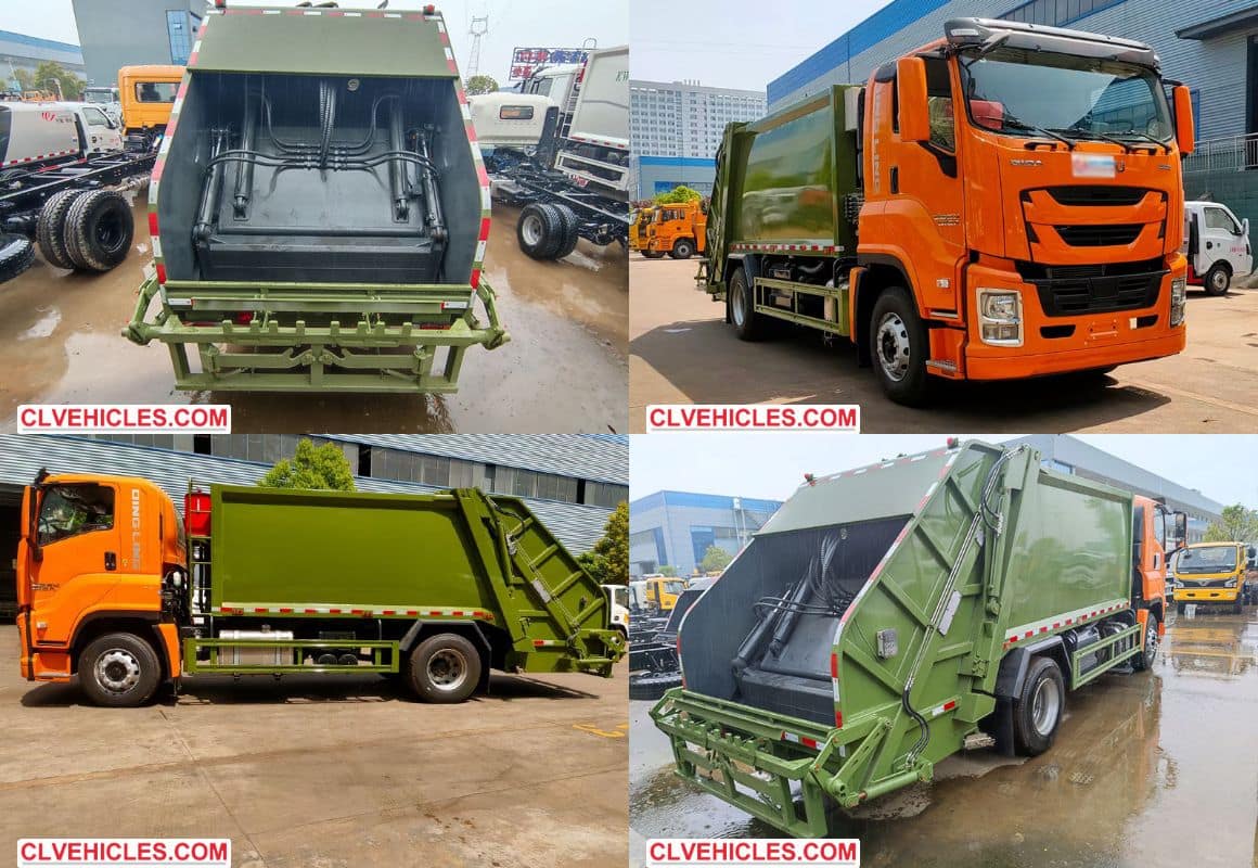 ISUZU compactor garbage truck