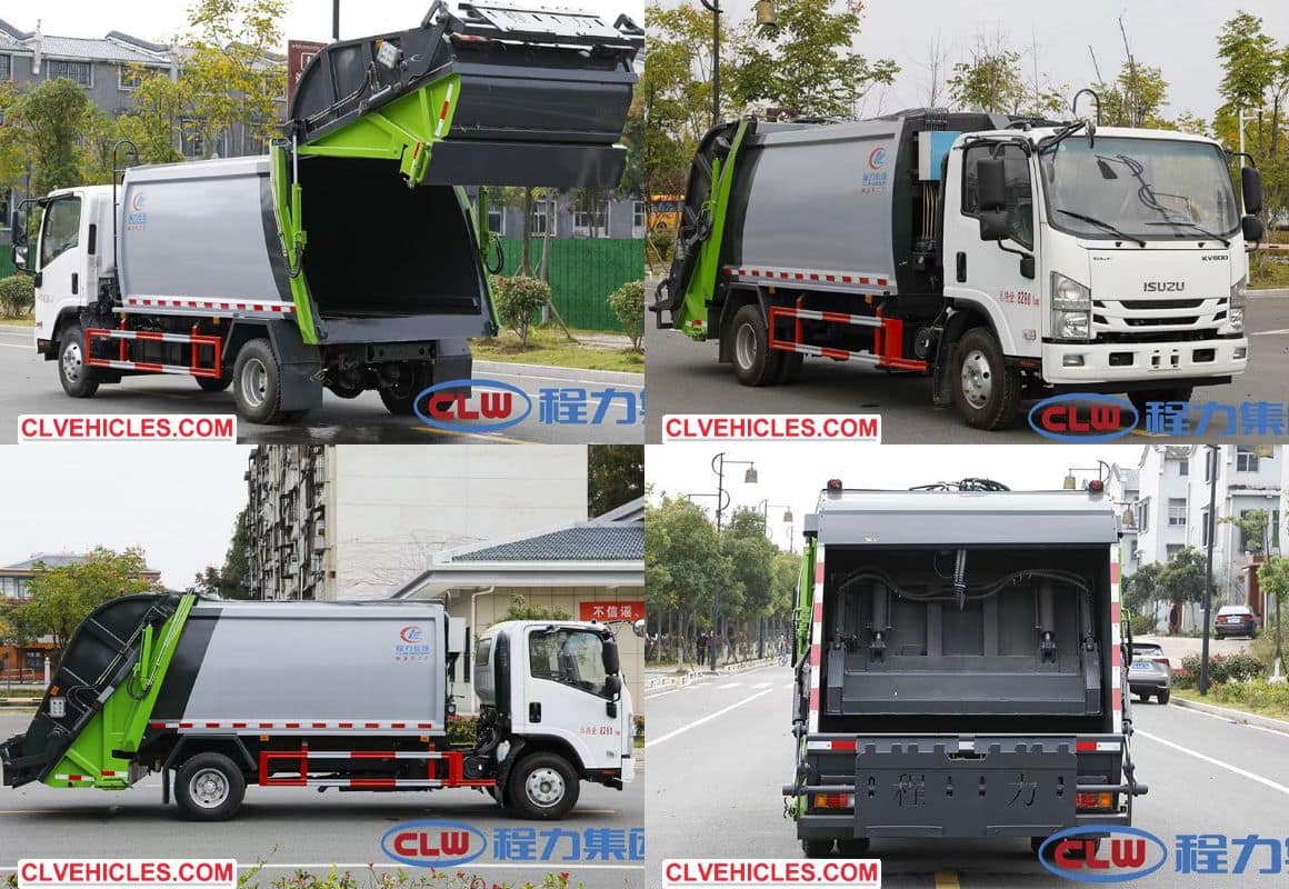 ISUZU compactor garbage truck